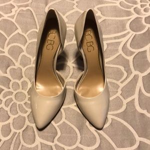 Nude BCBG Heels